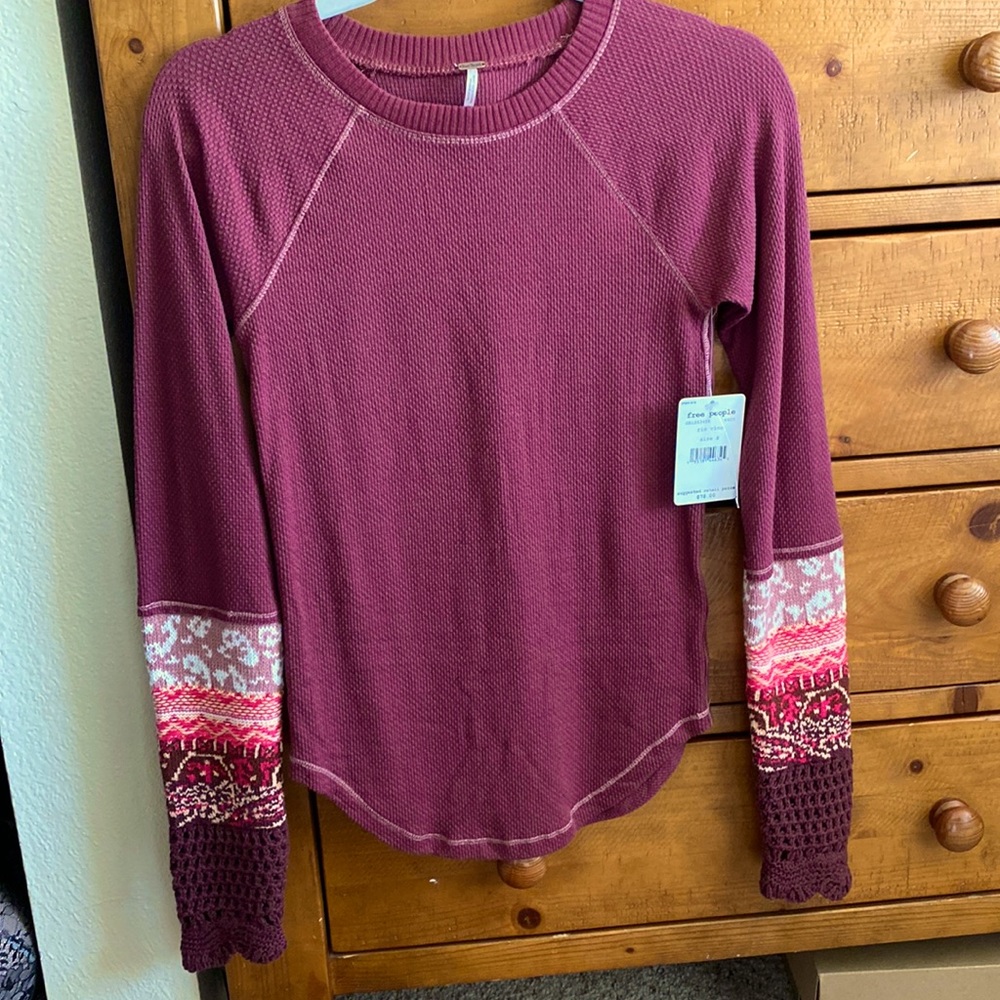 FREE PEOPLE long sleeve
